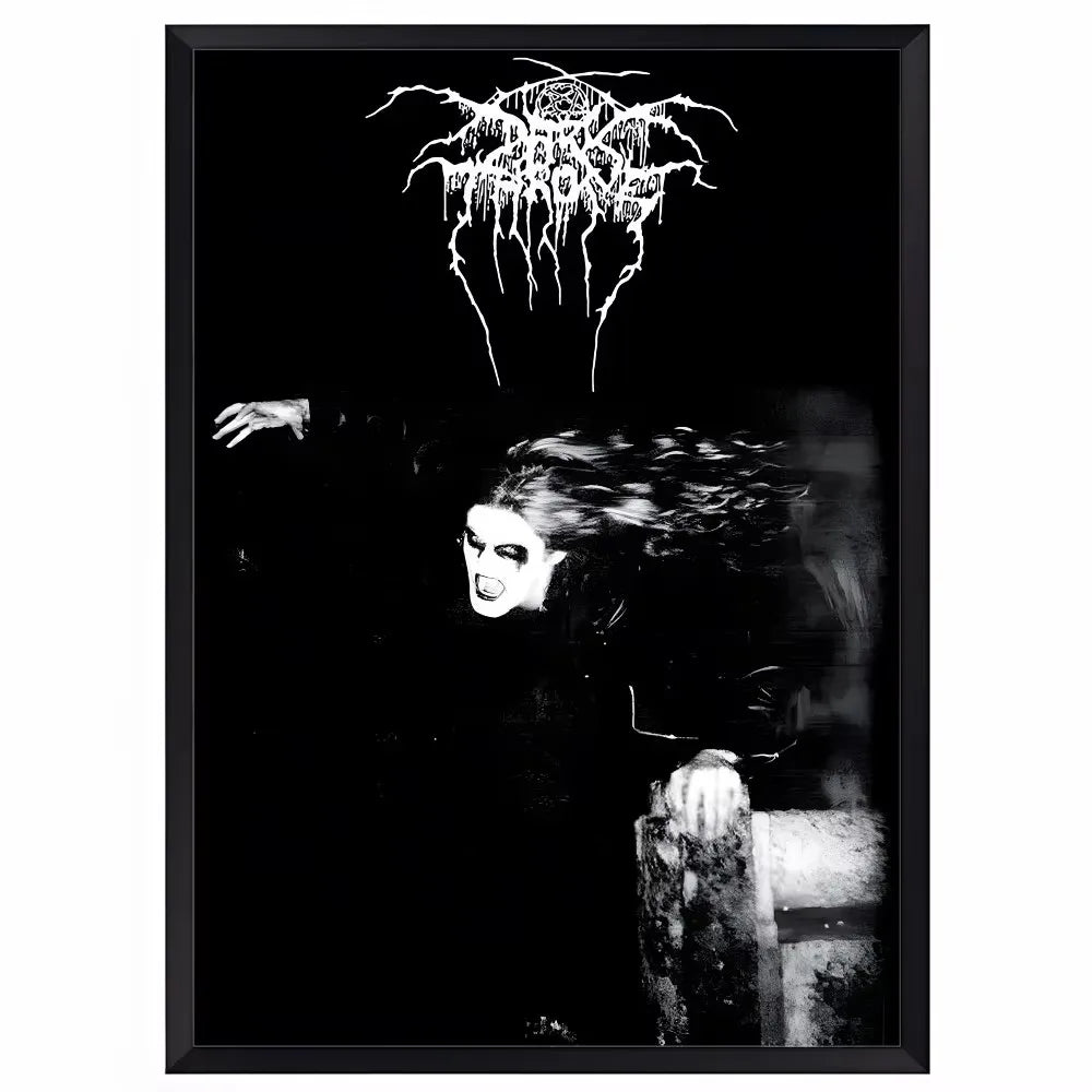 Classic D-DarkthroneS Band Poster HD Art Sticky Wall Waterproof Home Living Room Bar Office Aesthetic Decoration Peaceful Pleasures Health and Wellness ZLH5287 100x150cm No Frame