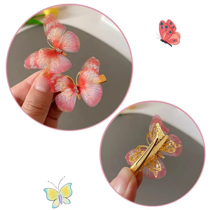 10-Piece Korean Butterfly Hair Clips – Bangs & Side Clips Hair Accessories Peaceful Pleasures Health and Wellness