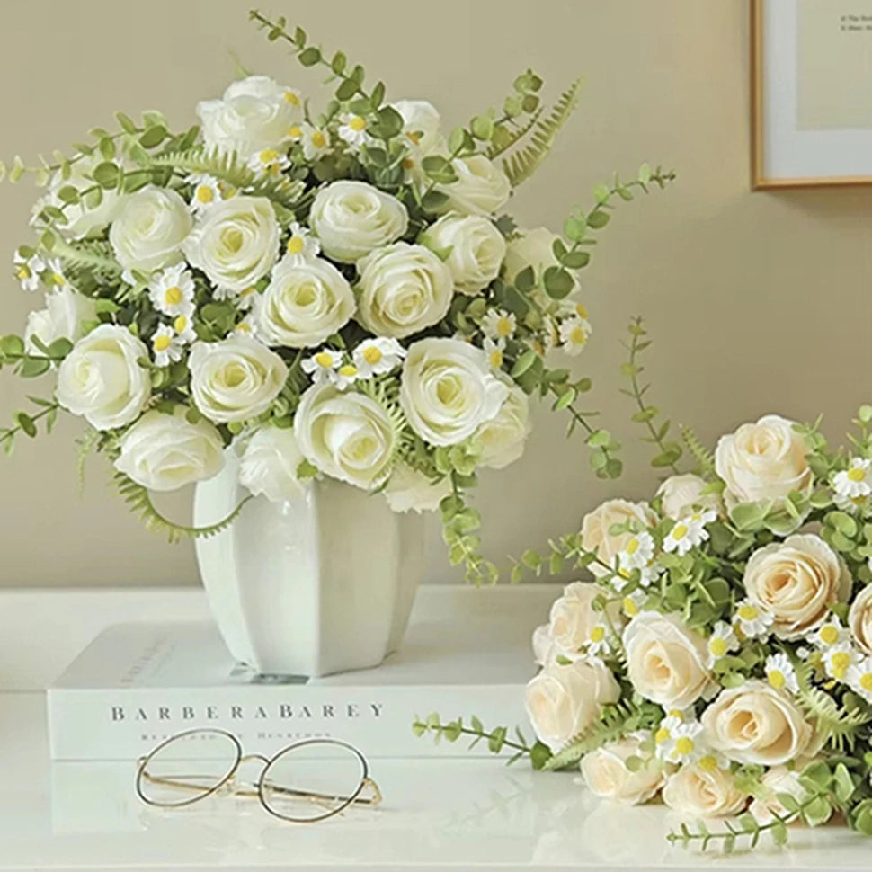 Silk Rose Artificial Flowers – Wedding, Home & DIY Decor