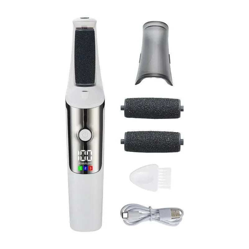Electric Foot Callus Remover – Rechargeable Portable Foot File Kit