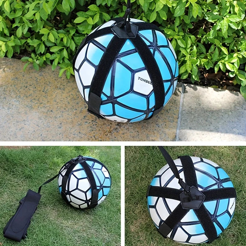 1 Set of Football Training Equipment with Rope Bag, Football Dribbling Belt, Training Device for Ball Control, Dribbling Belt, Rebound Practice Belt with Rope Bag, Football Training Equipment Peaceful Pleasures Health and Wellness