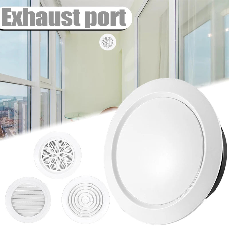 4 Types Air Vent Cover Ventilation Grill Outlet With With Built-In Screen Mesh Adjustable Vent Exhaust Hood For Wall Ceiling Peaceful Pleasures Health and Wellness