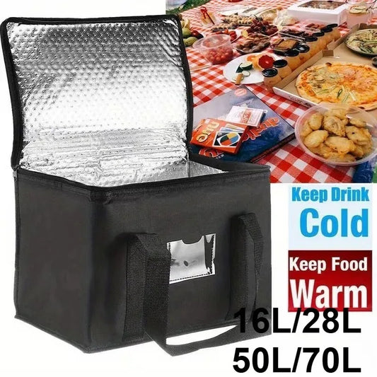 Insulated Cooler Bag – Aluminum Foil Thermal Lunch Bag S–XL Insulated Cooler Bag Peaceful Pleasures Health and Wellness