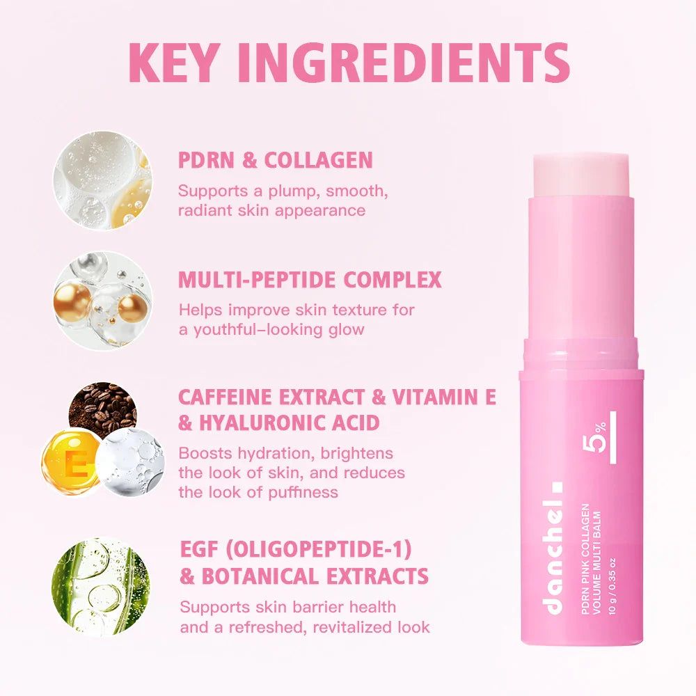 PDRN Pink Collagen Balm Stick – Deep Hydration & Brightening