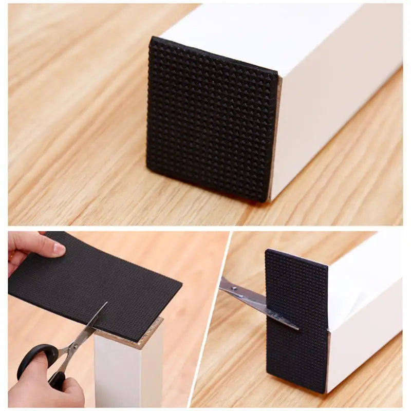 Self Adhesive Floor Protector Pads Chair Leg Table Feet Furniture Anti Slip Bumper Noise Reduction Mat Wear Resistant Felt Pads Peaceful Pleasures Health and Wellness