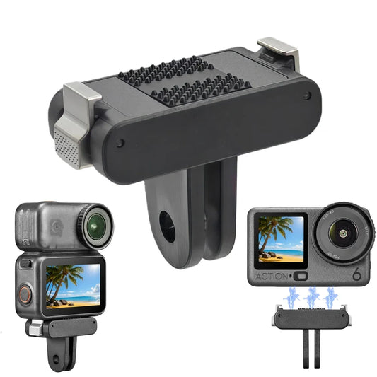 DJI Osmo Action 6 & Nano Magnetic Two-Claw Adapter | 1/4" Thread Camera Mount Adapter Oasis Select