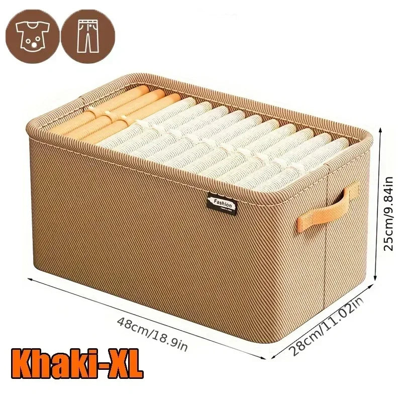 Foldable Clothes Storage Box – Wardrobe & Drawer Organizer