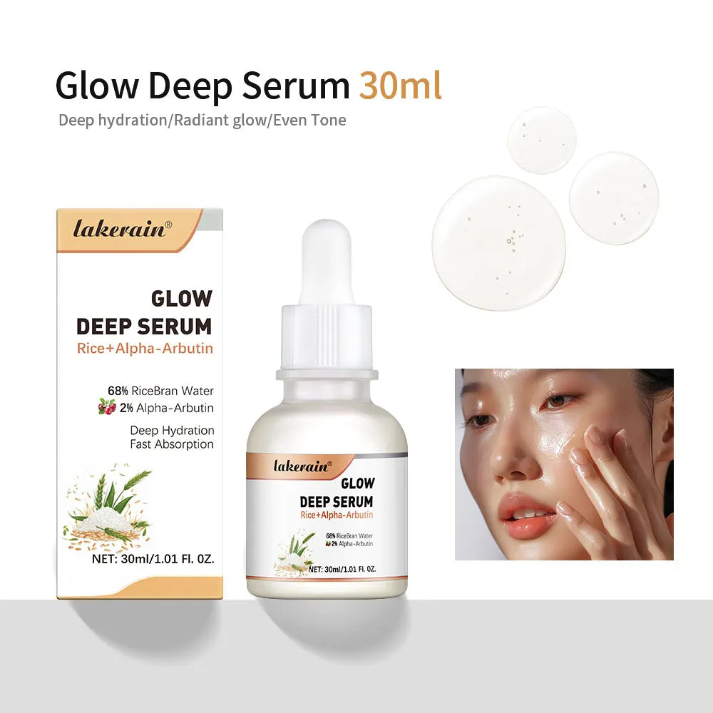 Beauty of Rice Glow Deep Serum Rice for Face Hydrating Korean Skin Care Glassskin 30ml Peaceful Pleasures Health and Wellness 30ml