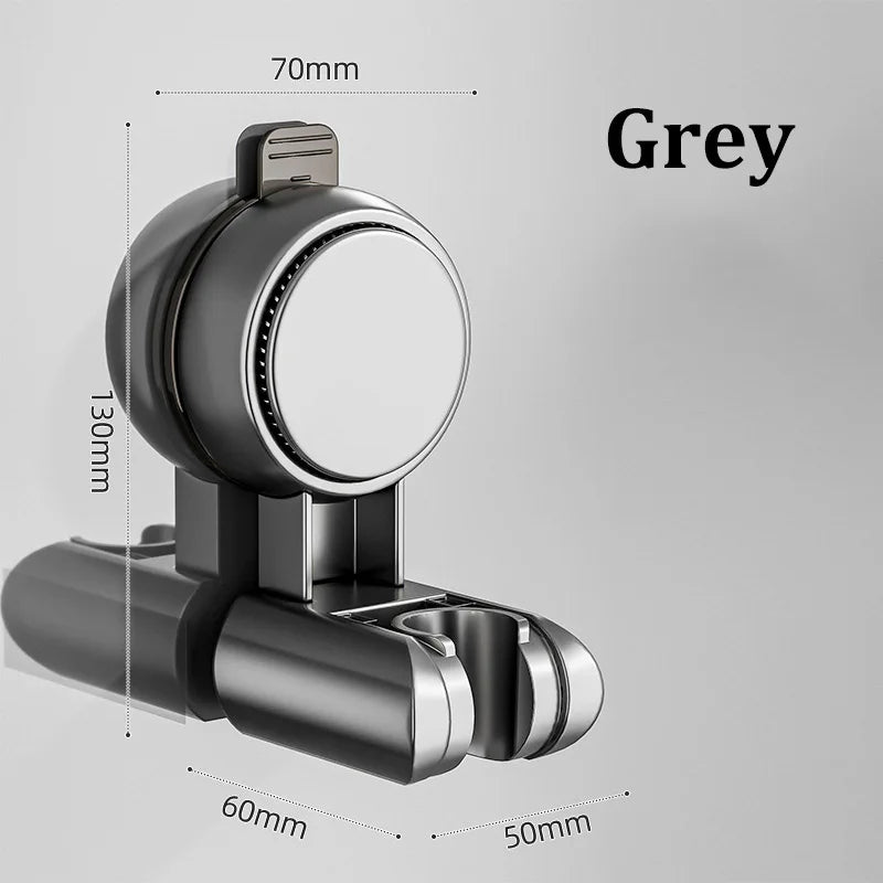 No-Drill Suction Cup Shower Head Bracket – Adjustable Holder