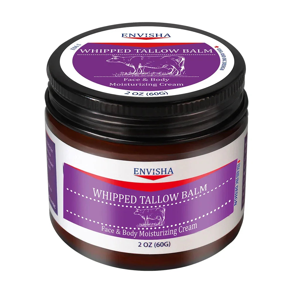 Whipped Tallow Balm Face Cream – Collagen & Hyaluronic Acid Peaceful Pleasures Health and Wellness