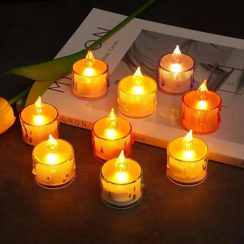LED Flameless Tea Light Candles | Smokeless Christmas Decor
