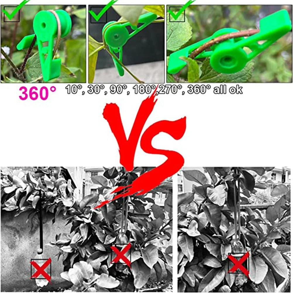 360° Plant Branch Bending Clips | LST Stem Training Tool