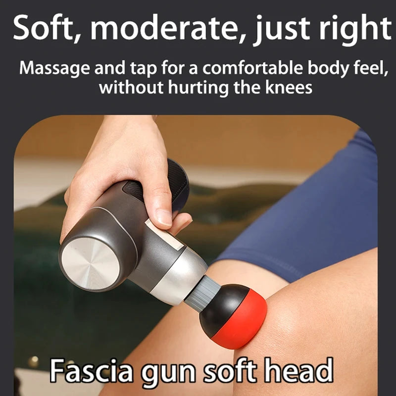 Fascia Gun Massage Tip 12mm-18mm Bore Massage Gun Accessory Silicone Soft Head for Deep Tissue Muscle Relief Peaceful Pleasures Health and Wellness