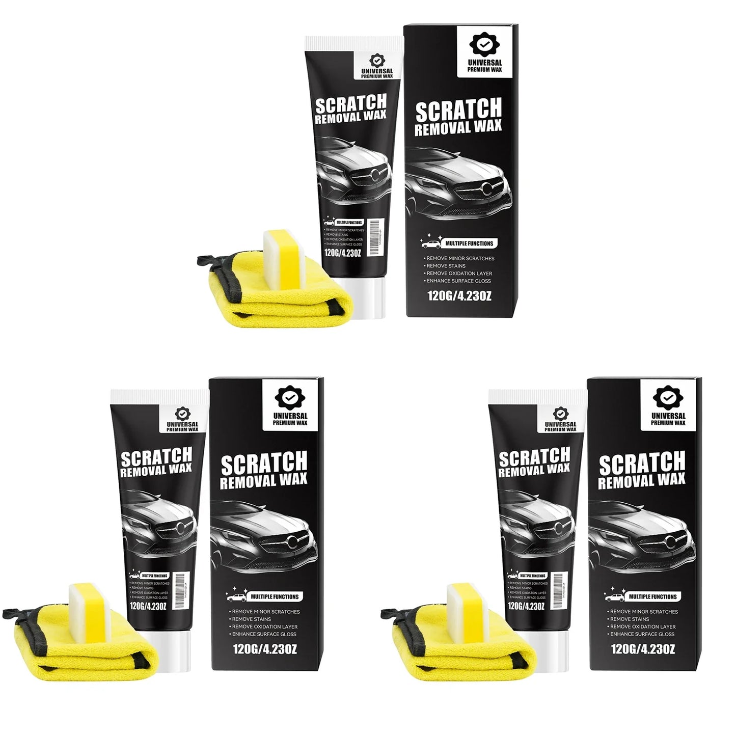 Car Scratch Repair & Polish Kit – Auto Paint Care & Shine