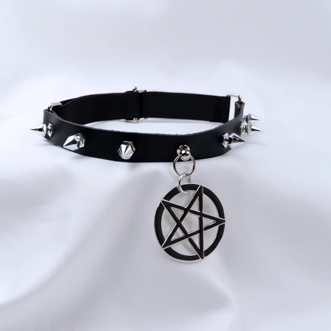 UYEE Gothic Lolita Cosplay Stockings Harajuku Pentagram Punk Uniform