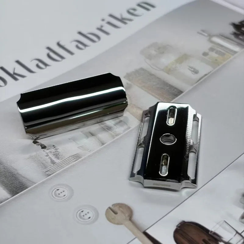 2026 New Arrival YAQI Vostok 70SB Straight Razor Safety Bar 316 Stainless Steel Polished 0.7mm Blade Gap Classic Shaving Tool Peaceful Pleasures Health and Wellness