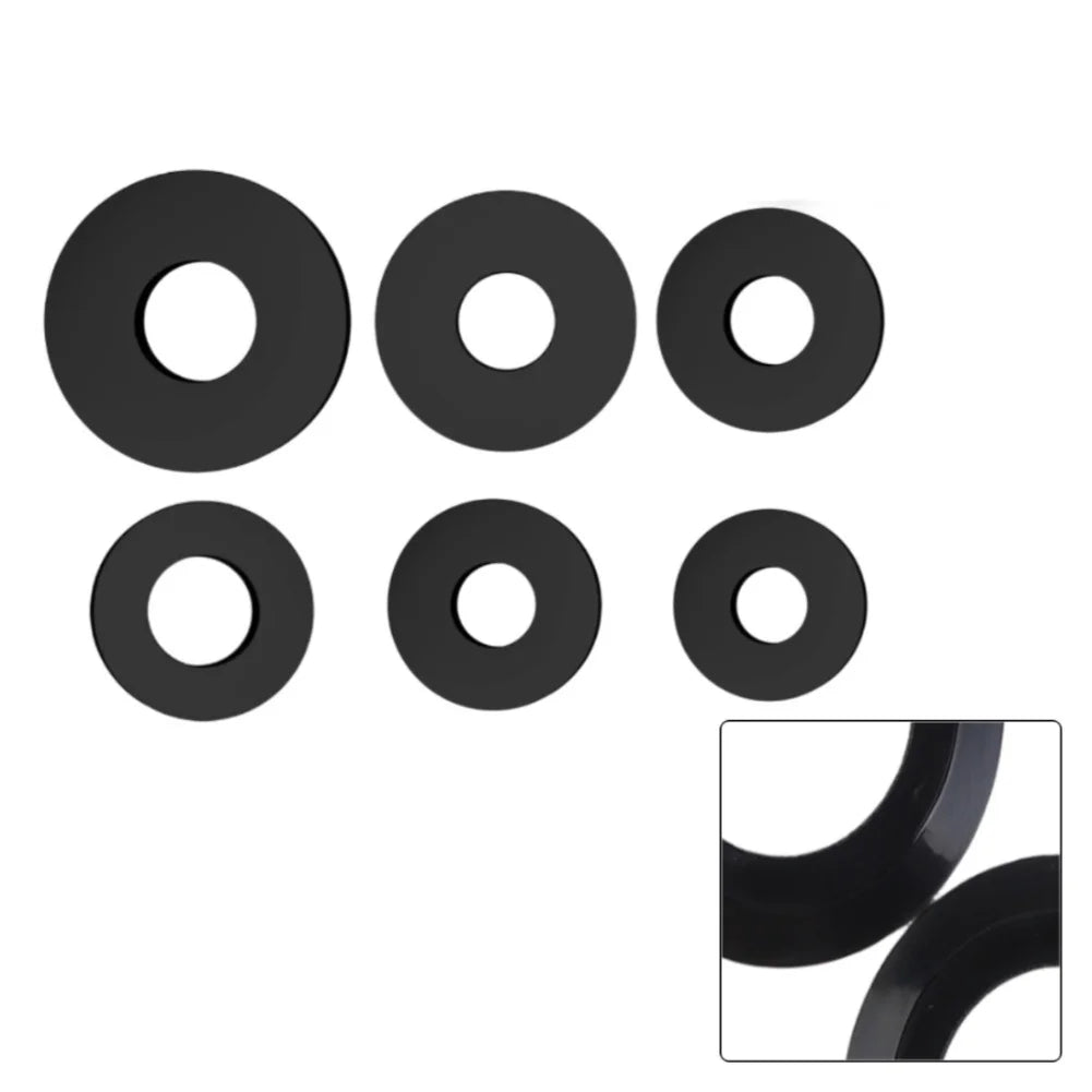 Black Rubber Washer Gasket Faucet Appliance Shock Absorption Water