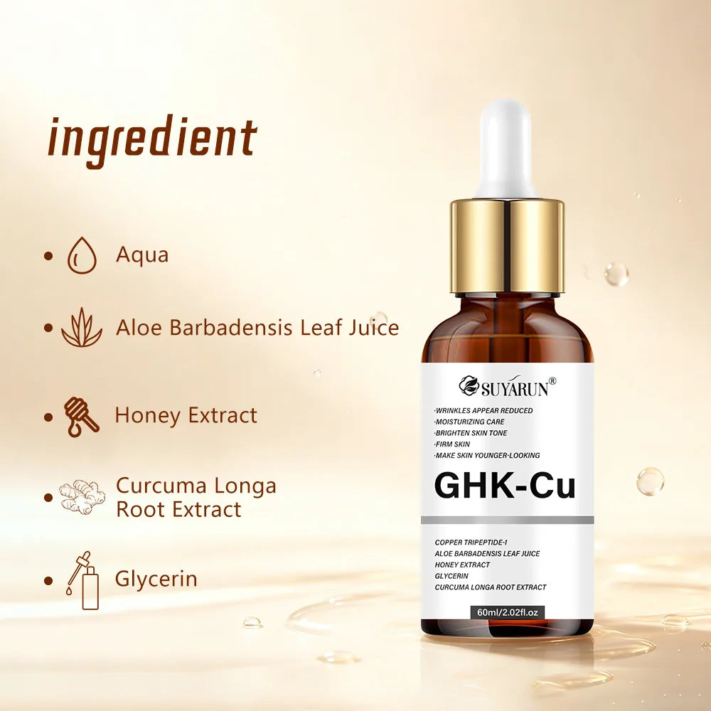 SUYARUN GHKCU Serum, 24H Moisturizing & Anti-Aging Serum for Women, Day and Night Use, Reduce Wrinkles, Free Shipping. Peaceful Pleasures Health and Wellness