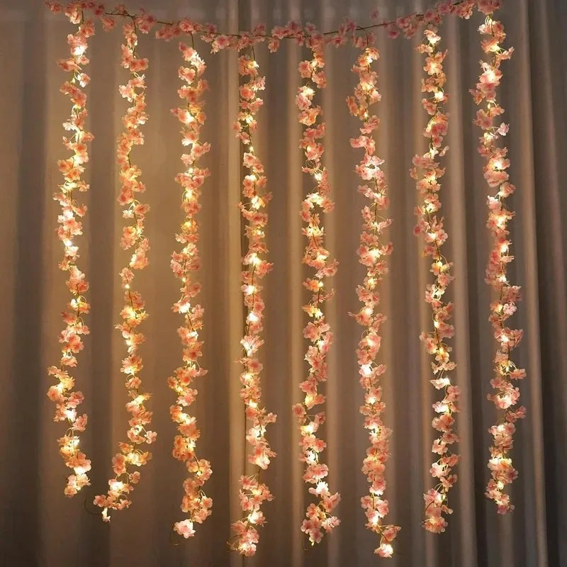 Artificial Sakura Silk Flower Vine – Wedding & Home Décor