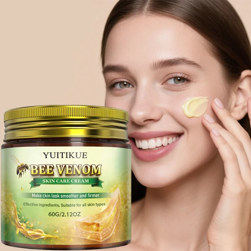 Yuitikue Bee Venom Skin Care Cream, 60g Firming & Smoothing Face & Body Cream, Suitable for All Skin Types Peaceful Pleasures Health and Wellness