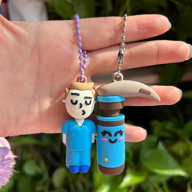 Ampoule Bottle Opener Keychain | Rubber Vial Breaker Tool
