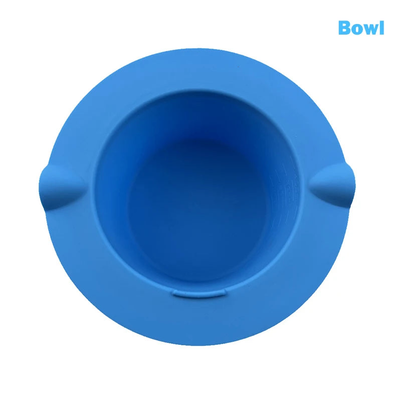 Silicone Hair Removal Wax Bowls for Easy Waxing Peaceful Pleasures Health and Wellness Bowl Blue