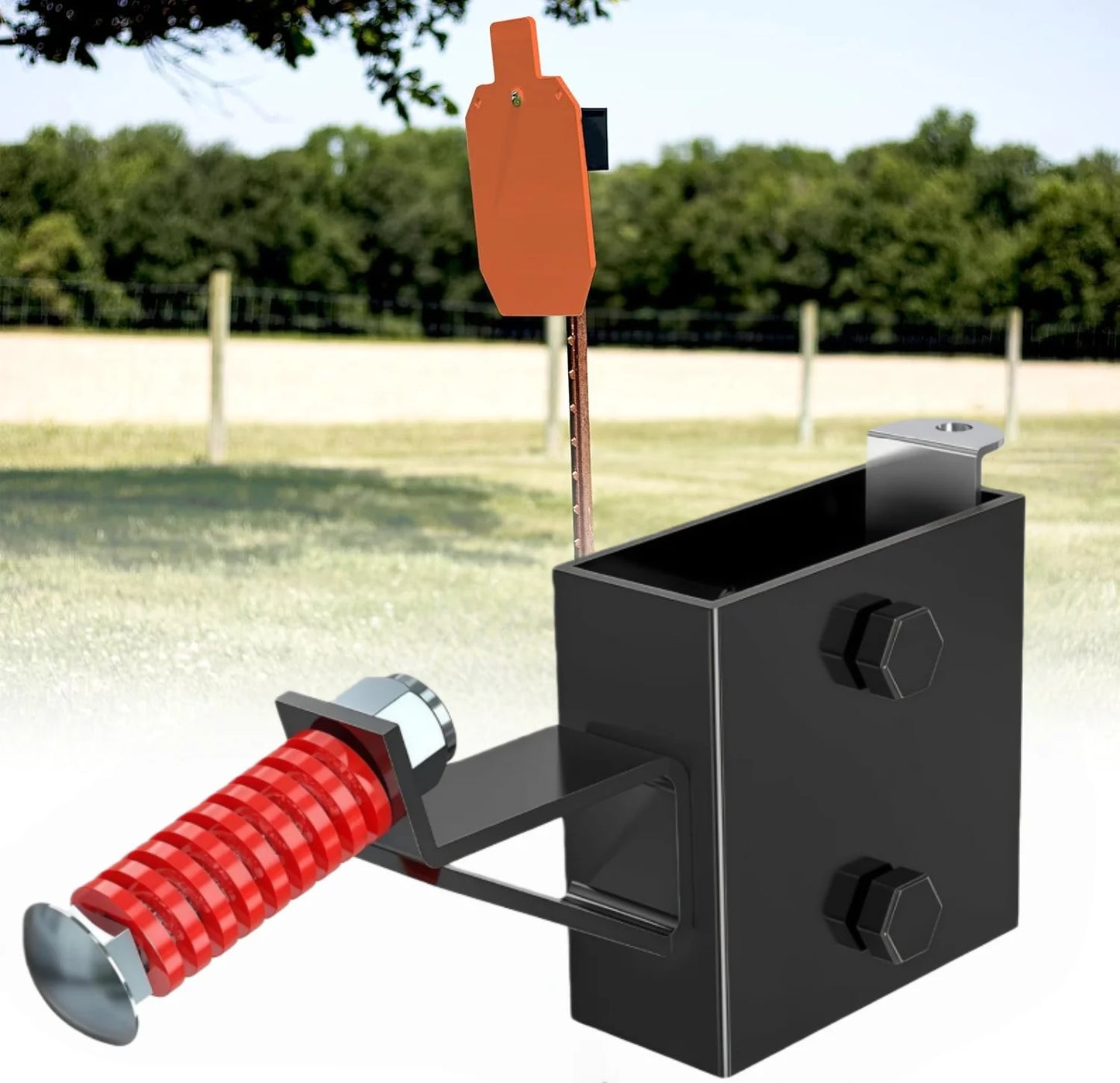 T Post Target Hanger AR500 Shooting Targets Heavy Metal 2x4 Bracket