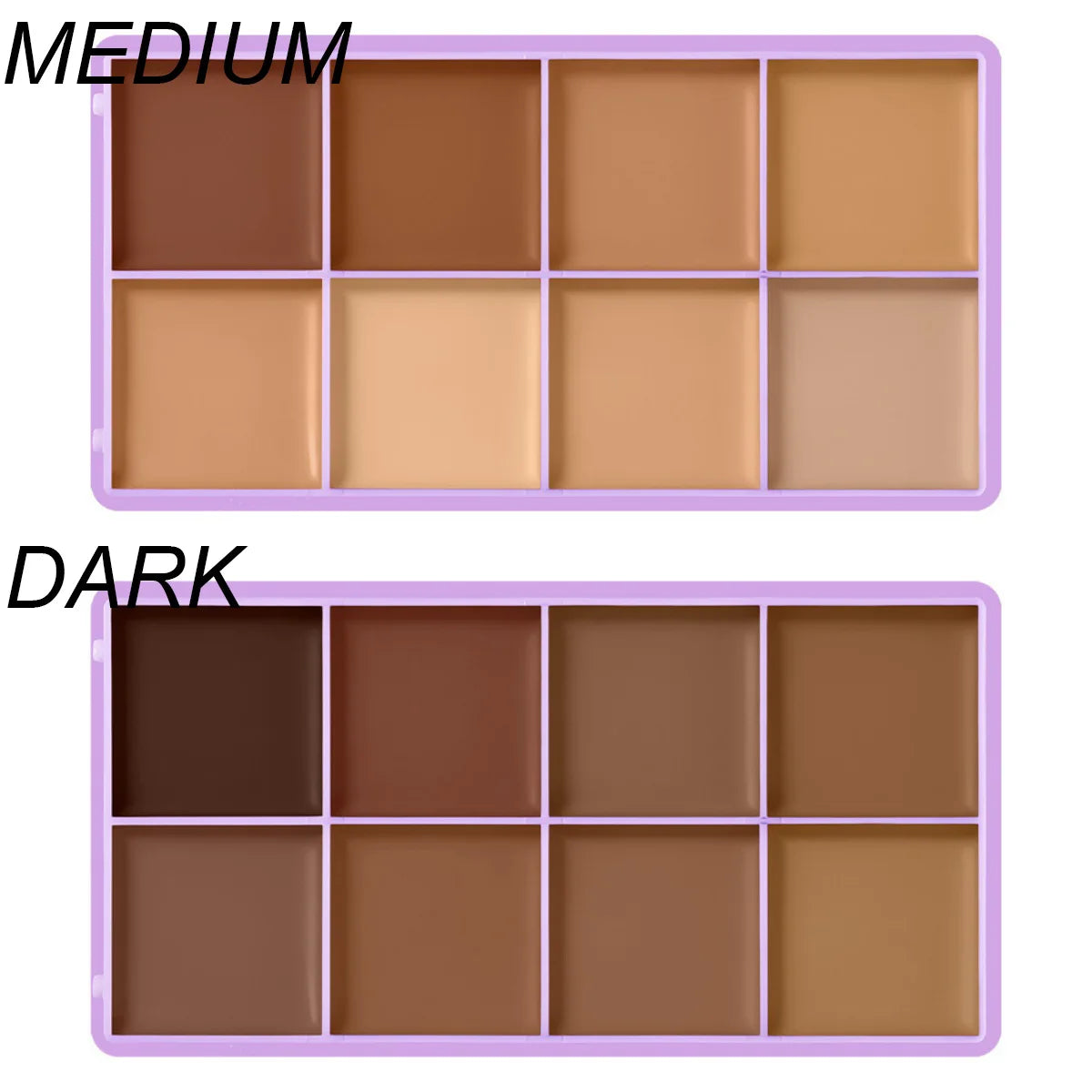 8-Shade Cream Concealer Palette | Waterproof Full Coverage