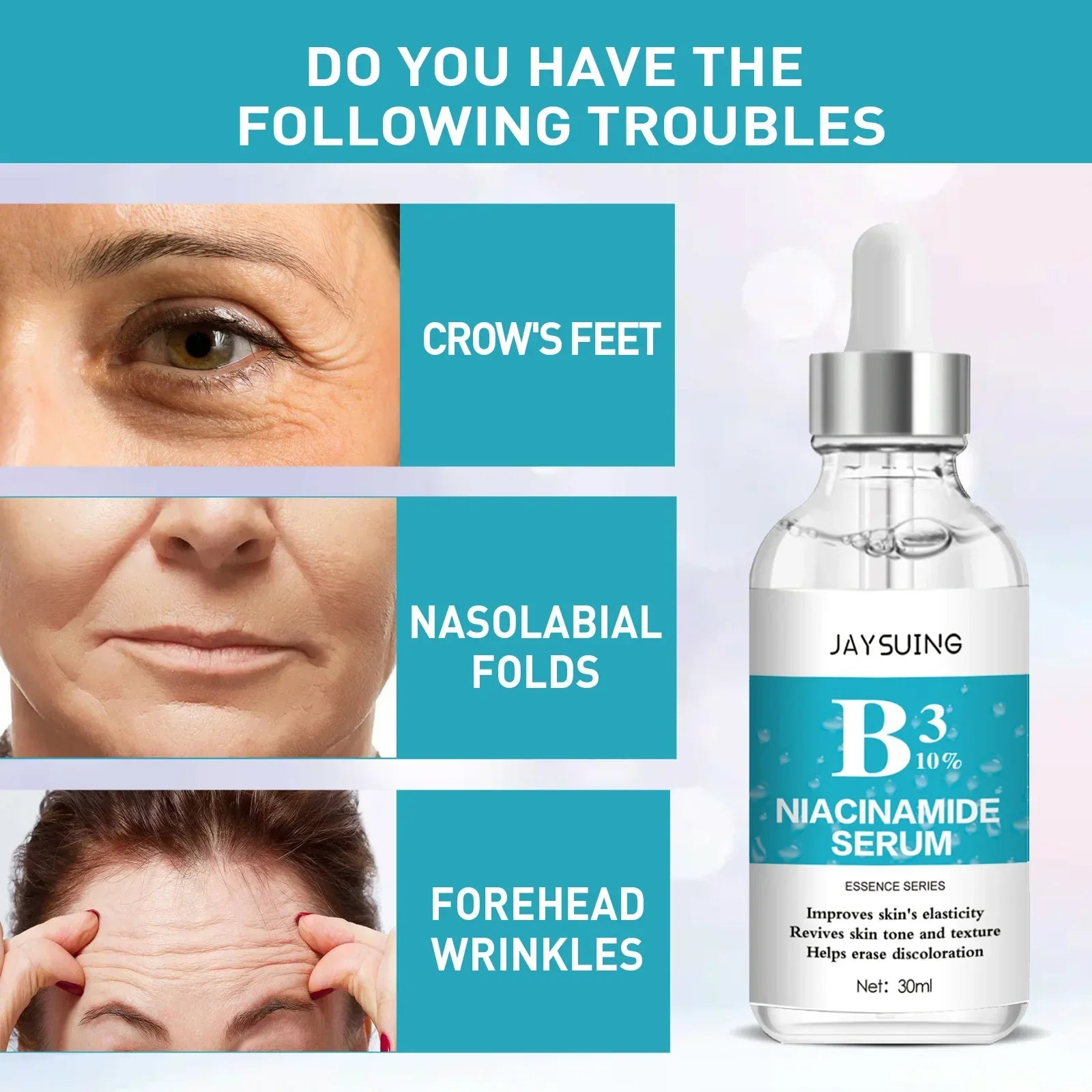 Nicotinamide Pore Narrowing Serum – Lifting & Hydrating 30ml Peaceful Pleasures Health and Wellness
