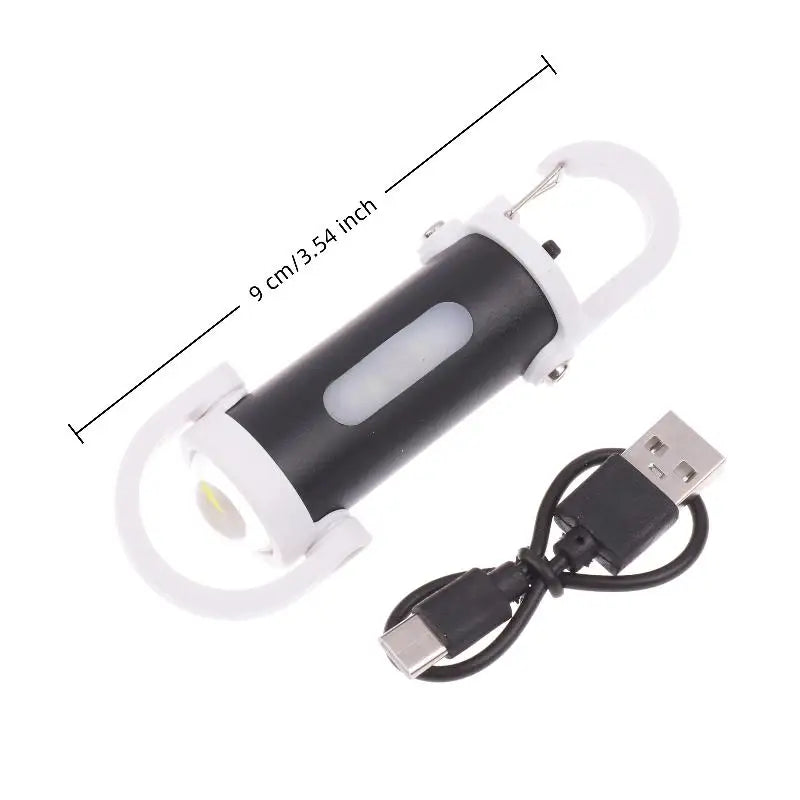 Rechargeable LED Keychain Flashlight – Waterproof Mini Light