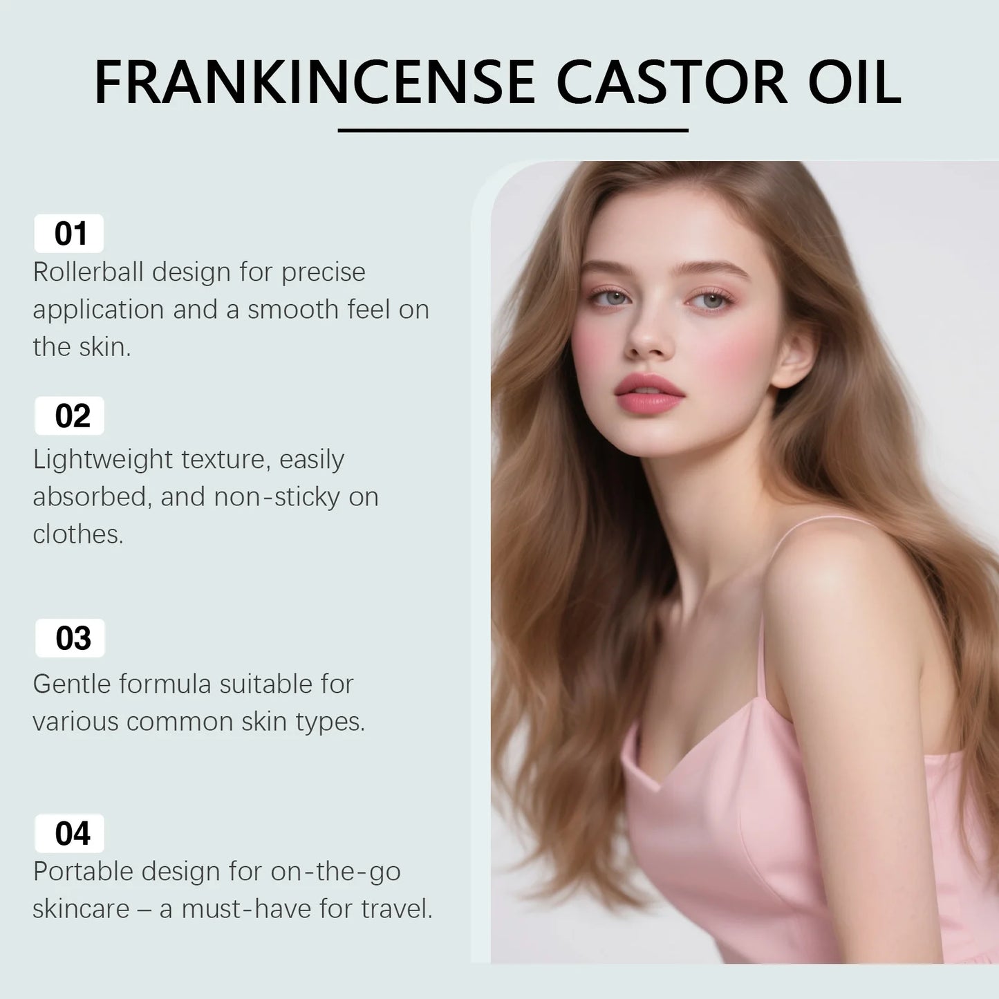 Frankincense & Castor Oil Rollerball – Soothing Roll-On Body Oil