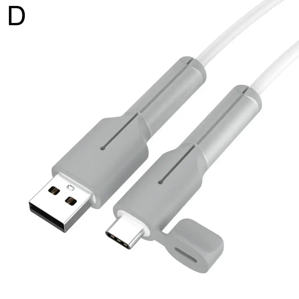 Silicone USB Cable Protector & Wire Winder – Micro/USB-C