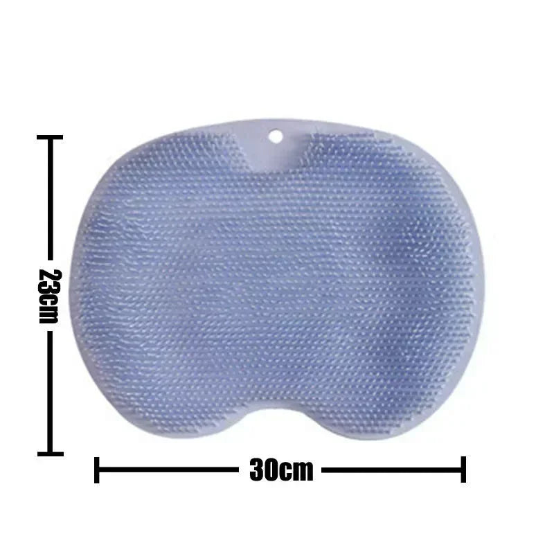 Silicone Foot Scrub Mat & Body Brush | Non-Slip Shower Pad