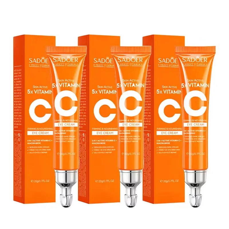 SADOER Vitamin C Eye Cream – Dark Circles & Puffiness 20g