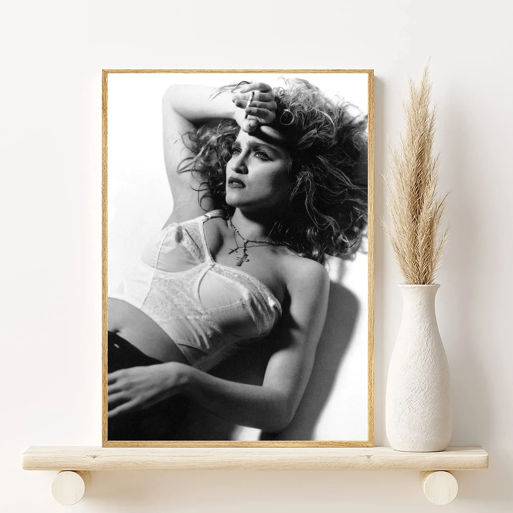 Madonna Bad Girl Retro Print Poster HD art sticky wall waterproof home living room bedroom bar aesthetic decoration Peaceful Pleasures Health and Wellness