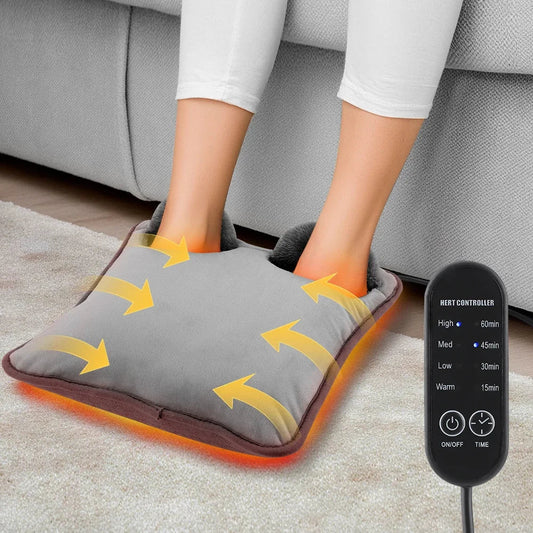 Hailicare Electric Foot Warmer Pad – 4 Heat Levels & Timer Electric Foot Warmer Oasis Select
