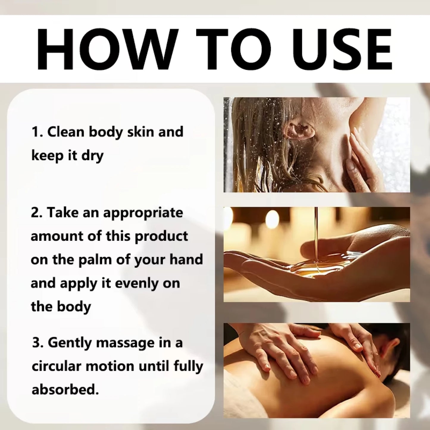 Cold-Pressed Castor Oil Body Massage Oil | Collagen & Magnesium