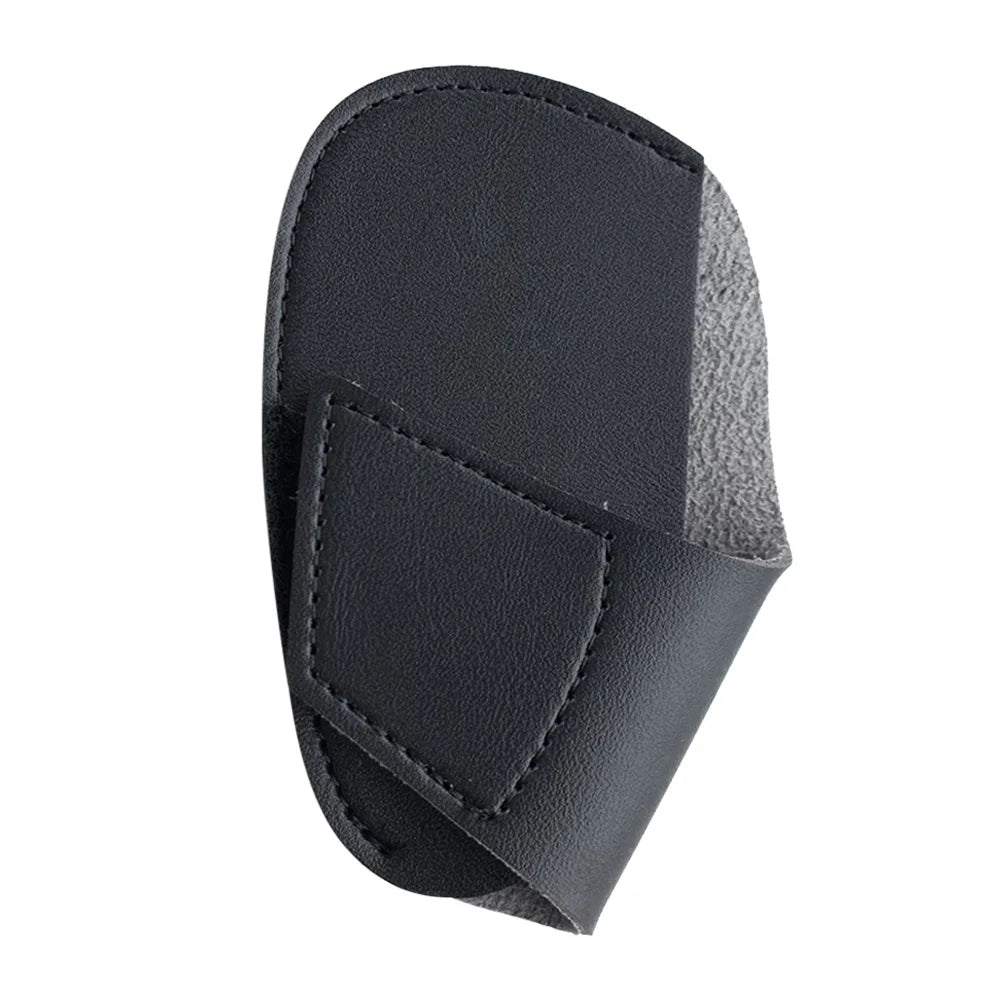 Portable Putter Cover PU Lightweight Golf Head Leather Cover Golf Accessoires for Golfers Peaceful Pleasures Health and Wellness Black