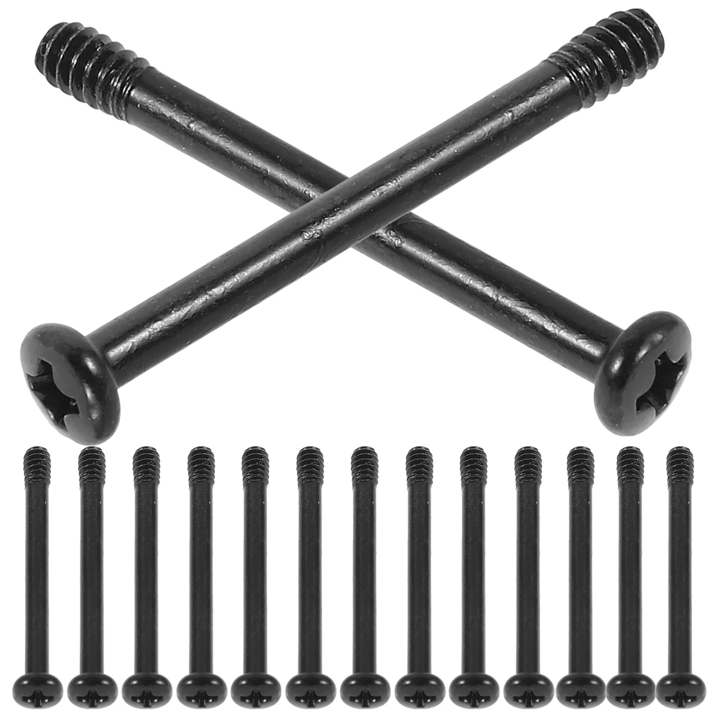 50pcs Computer 34mm Long Metal Cooling Mounting Screws Cooling Fan Mount Screws for PC Case Water Radiator DIY Accessories Peaceful Pleasures Health and Wellness