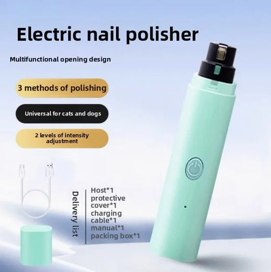 Electric Pet Nail Grinder – Quiet USB Rechargeable Dogs & Cats Pet Nail Grinder Peaceful Pleasures Health and Wellness
