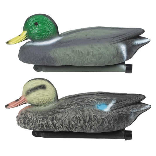 Realistic Floating Mallard Duck Decoys Garden Pond Two Units PE Peaceful Pleasures Health and Wellness Default Title