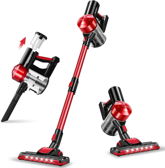 Cordless Vacuum Cleaner with 2200mAh Battery, 18000Pa Suction, HEPA Filter for Hard Floor and Car Cleaning Peaceful Pleasures Health and Wellness United States