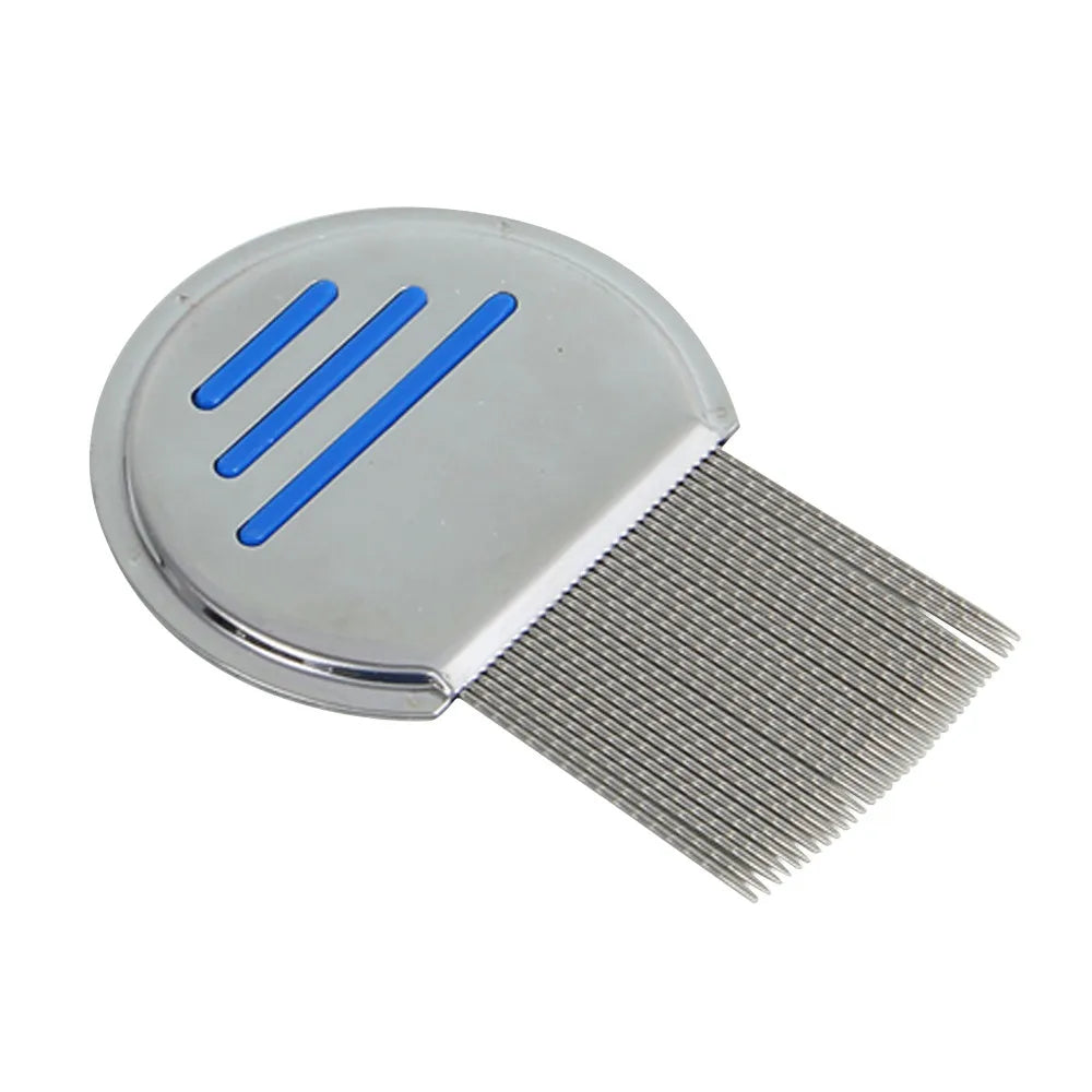 1pcs High Quality Terminator Lice Comb Nit Free Kids Hair Rid Headlice Stainless Steel Metal Teeth Remove Nit Brush Free Ship Peaceful Pleasures Health and Wellness