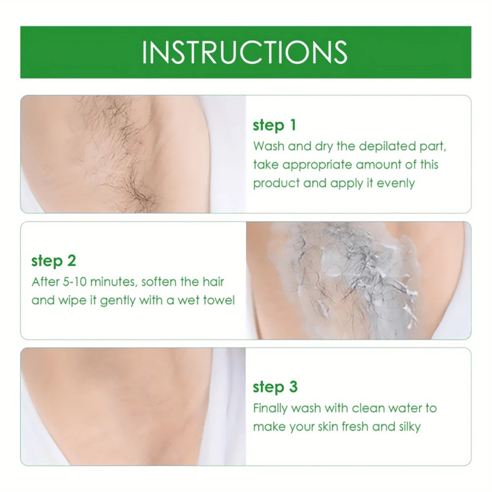 Painless Hair Removal Cream – Body & Intimate Areas | Women & Men Peaceful Pleasures Health and Wellness