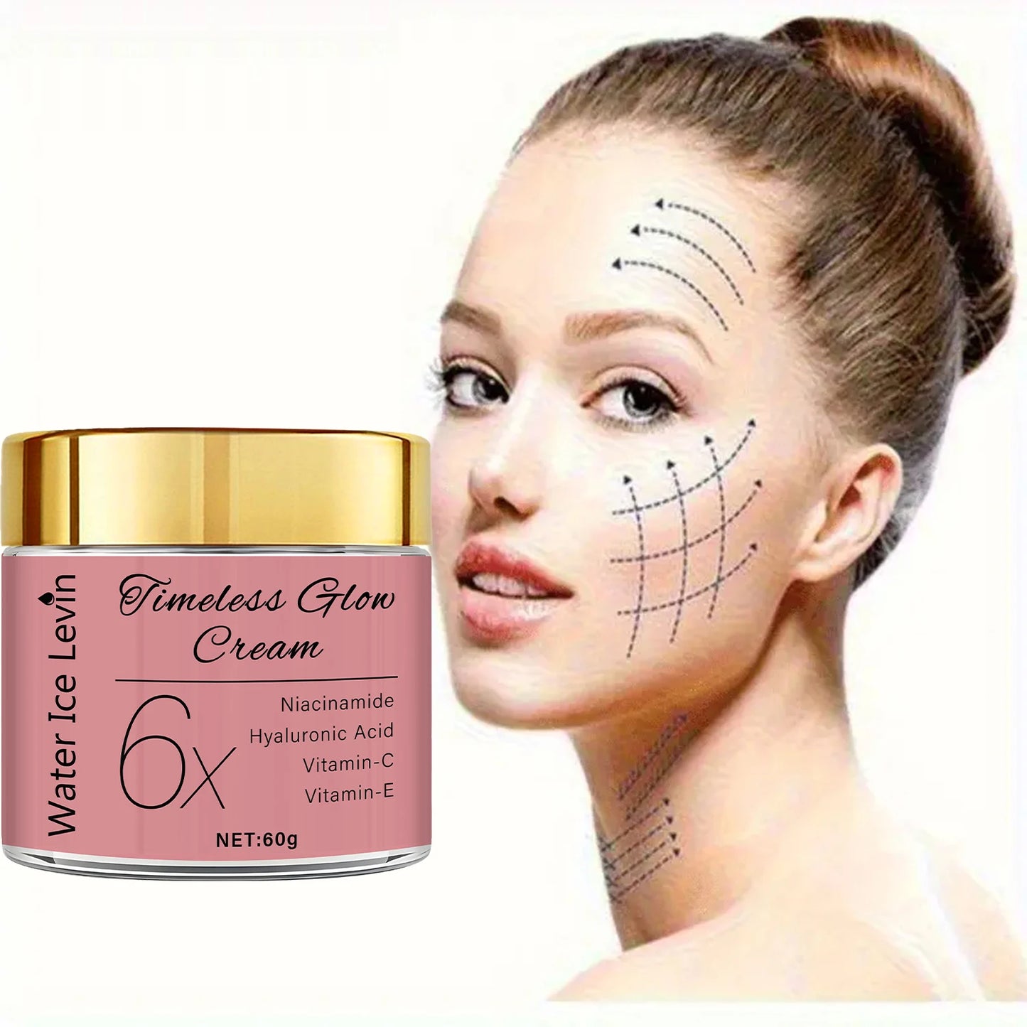 Timeless Glow Face Cream – Niacinamide, Hyaluronic Acid & Vitamin C Brightening Face Cream Peaceful Pleasures Health and Wellness
