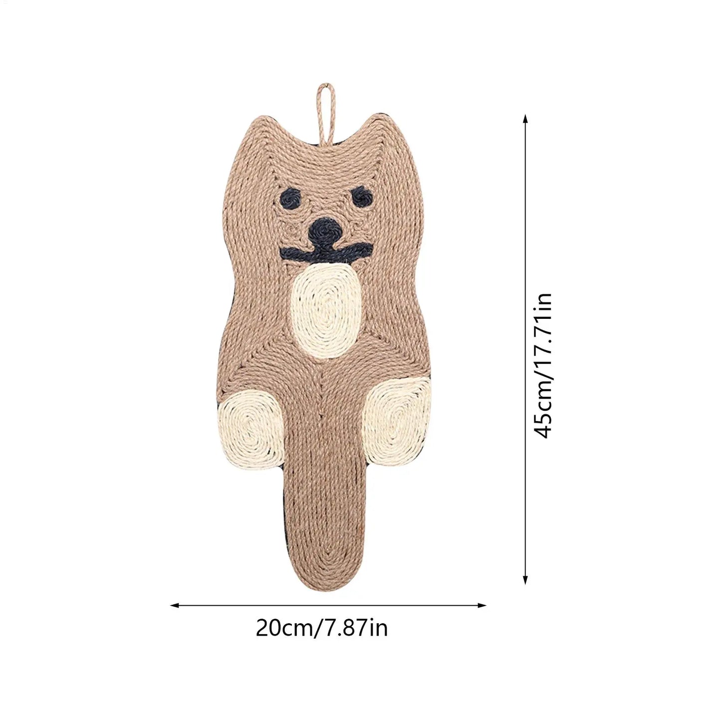 Wall Mount Sisal Cat Scratcher Pad – Furniture Protector