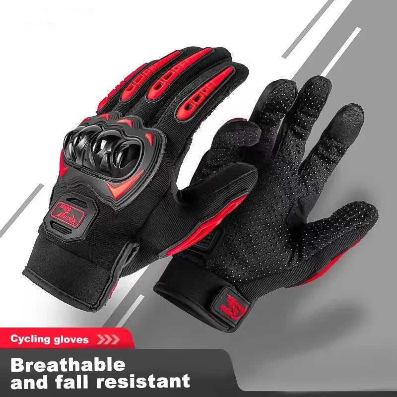 Full Finger Motorcycle Gloves – Windproof, Waterproof & Touchscreen