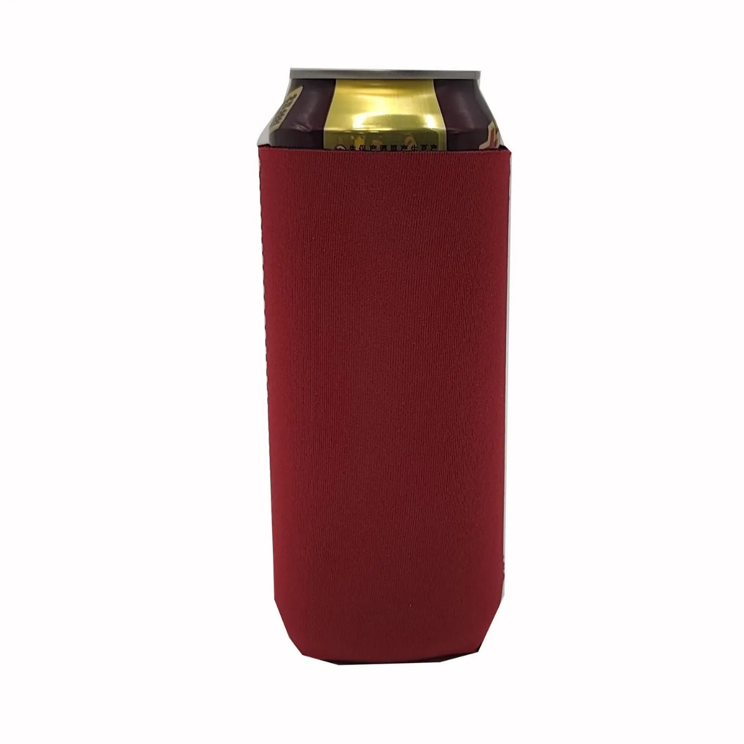 4 Colors Can Cooler Sleeve for 500ml Can Neoprene Thermal Beer Sleeves for Large Cans(16OZ)Blank Koozie Foam Beer Bottle Peaceful Pleasures Health and Wellness 4 Red