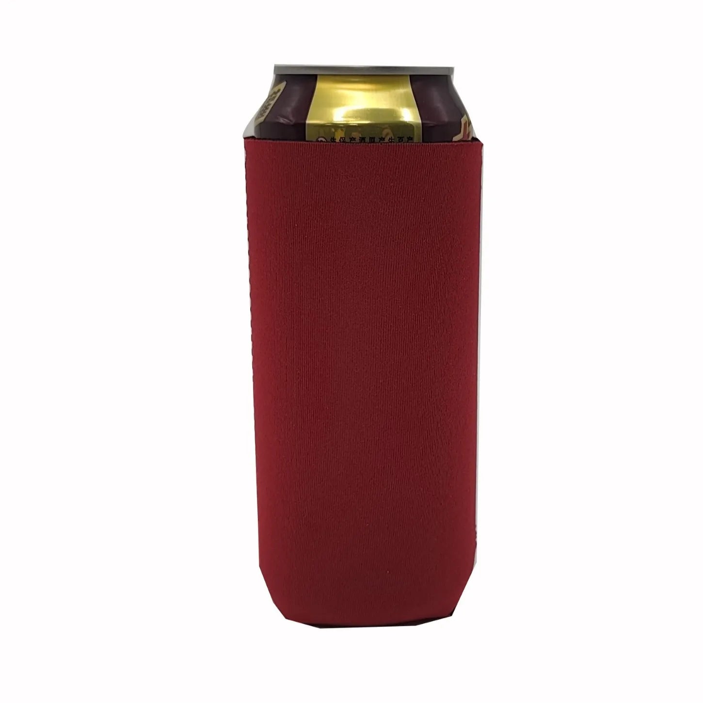 4 Colors Can Cooler Sleeve for 500ml Can Neoprene Thermal Beer Sleeves for Large Cans(16OZ)Blank Koozie Foam Beer Bottle Peaceful Pleasures Health and Wellness 4 Red