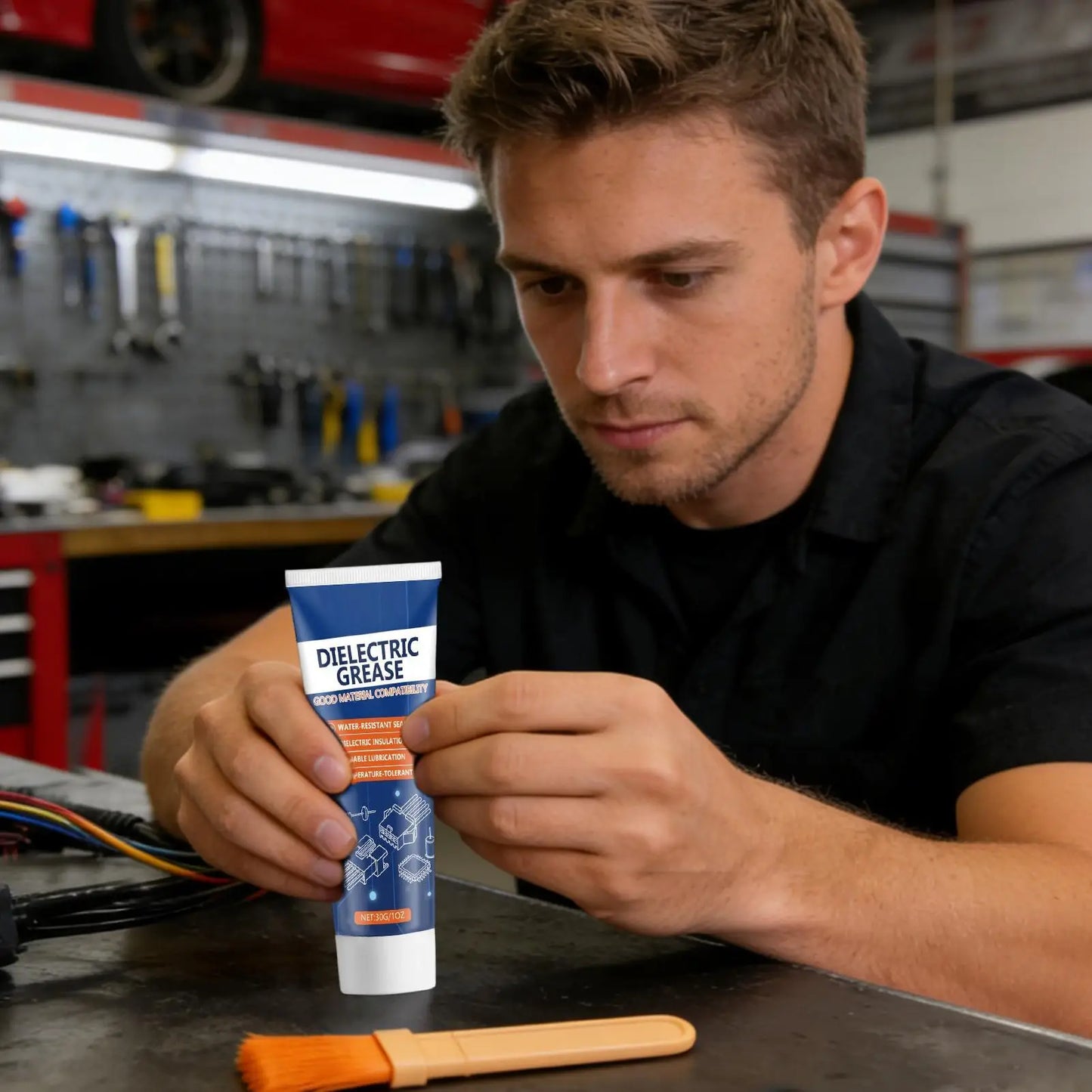30g Dielectric Wheel Bearing Grease | Waterproof Auto Lubricant